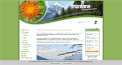 Desktop Screenshot of montana-ferienwohnungen.de